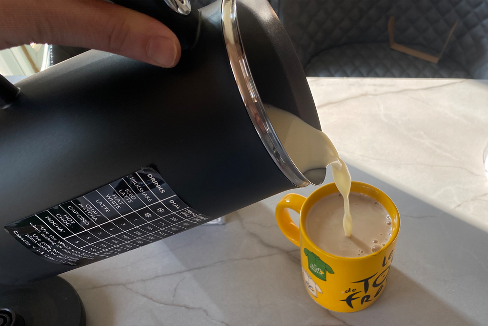This handled all types of hot chocolate well (Tamara Hinson/The Independent)