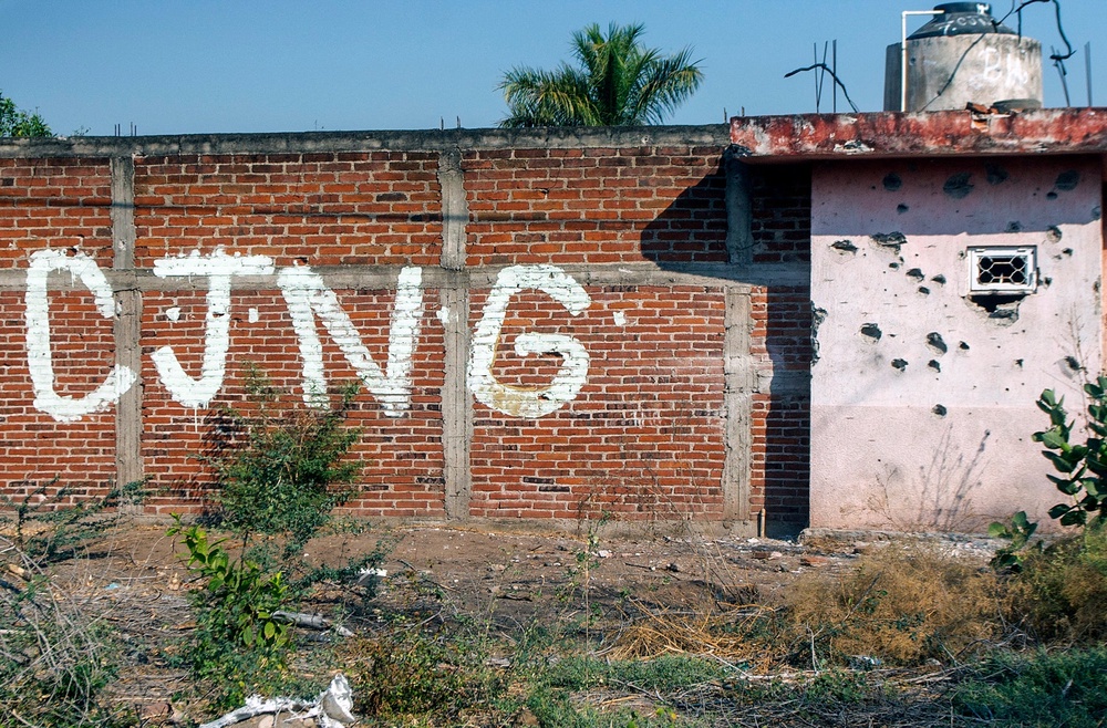 The U.S. Drug Enforcement Agency has acknowledged the New Generation Cartel’s presence in 21 of Mexico’s 32 states (Enrique Castro/AFP via Getty Images)