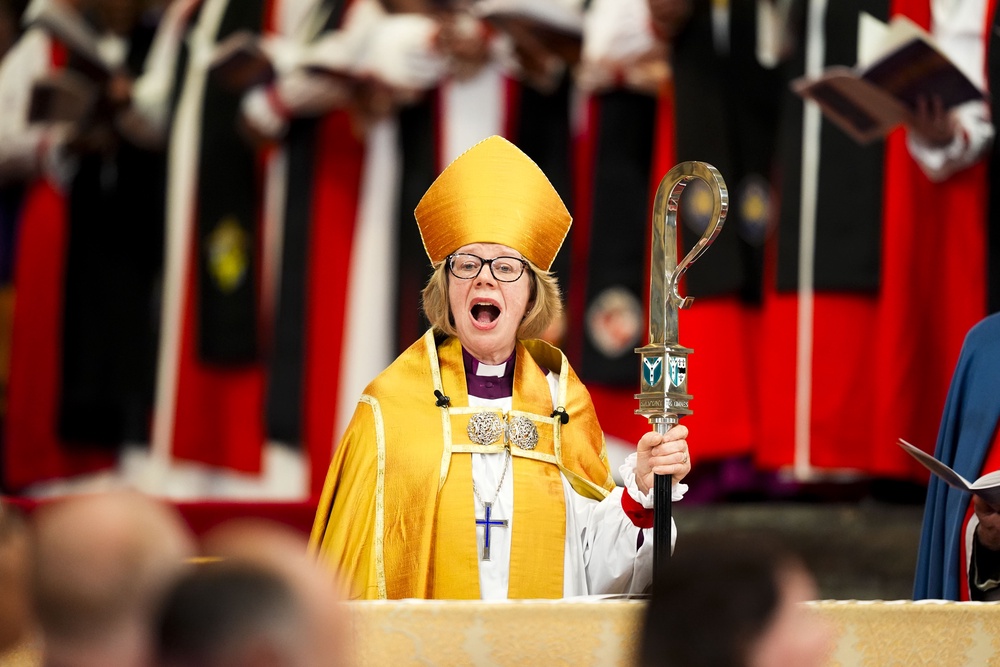 Dame Sarah Mullally wrote to the Pope to thank him for his letter (PA)