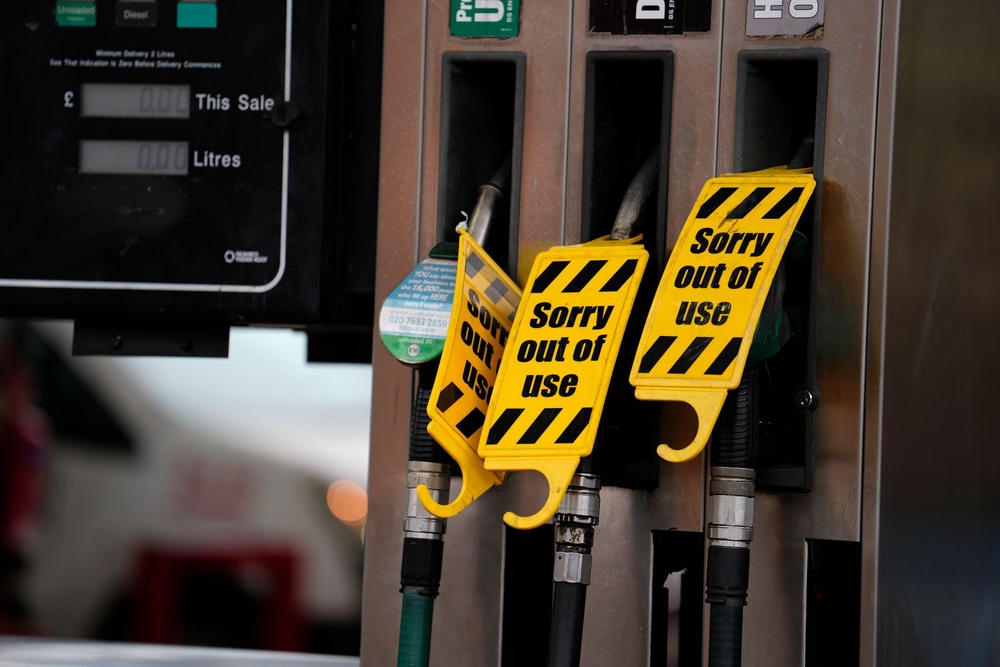Petrol pump prices have soared since the start of the war in Iran (PA)