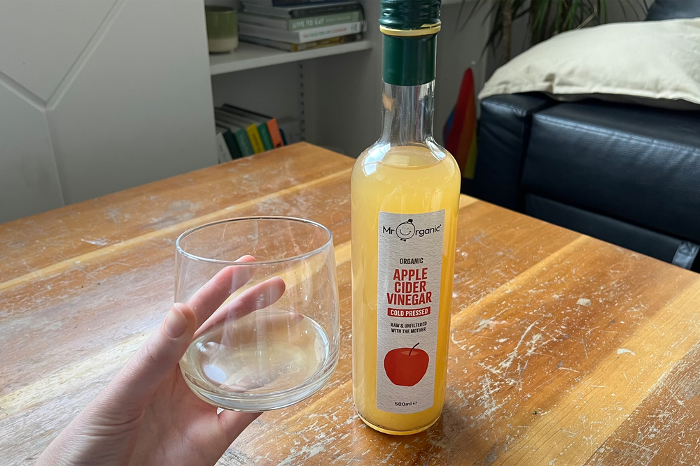This is an organic ACV with the 'mother' (Alice Reynolds/The Independent)