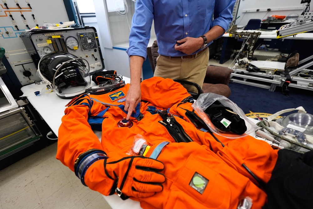 The Artemis II spacesuits (AP)