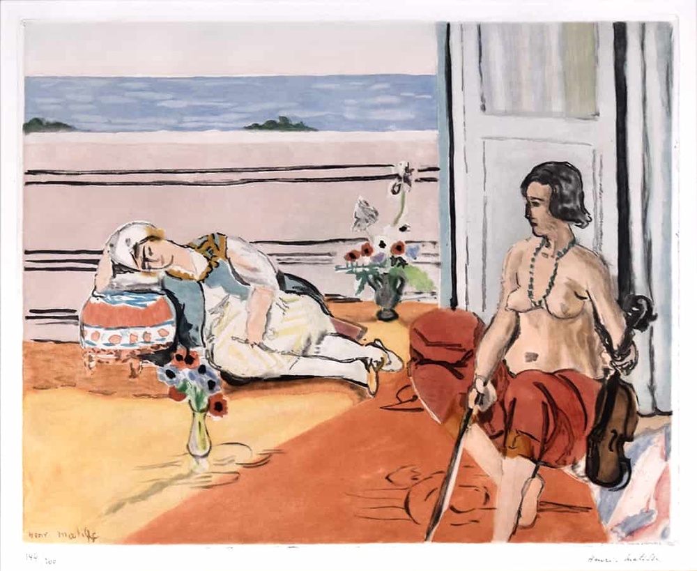 ‘Odalisque on the Terrace’ (Henri Matisse (Public Domain))