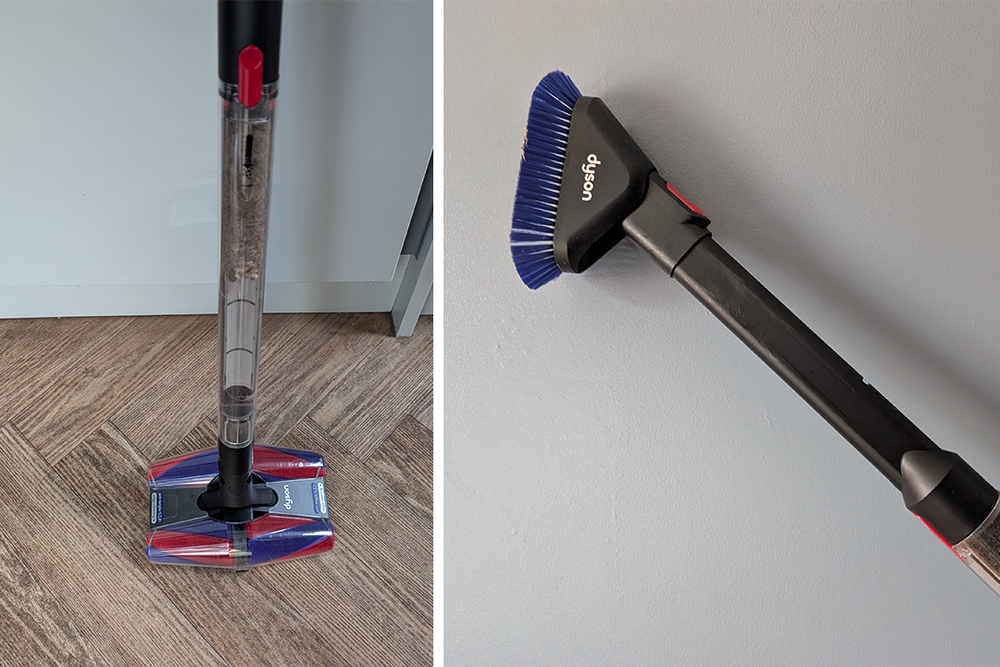 It’s noticeably easier to manoeuvre than other cordless models (Joanne Lewsley/The Independent)