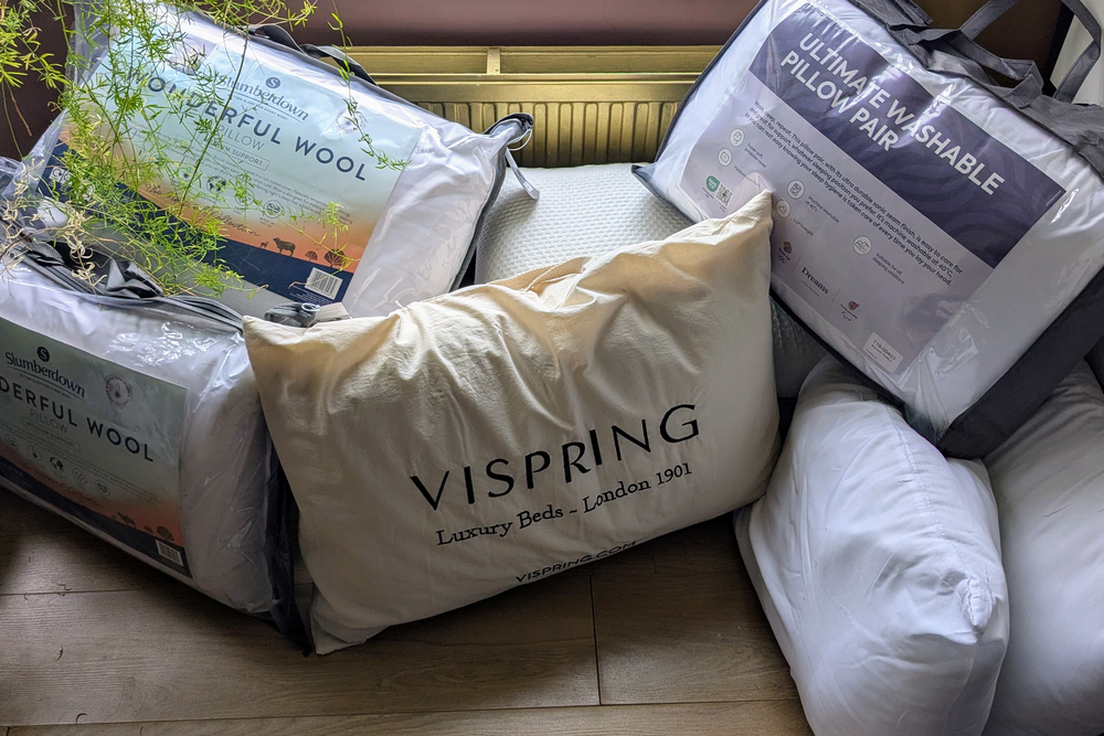 The pillows were tested for different types of sleepers (Caroline Preece/The Independent)