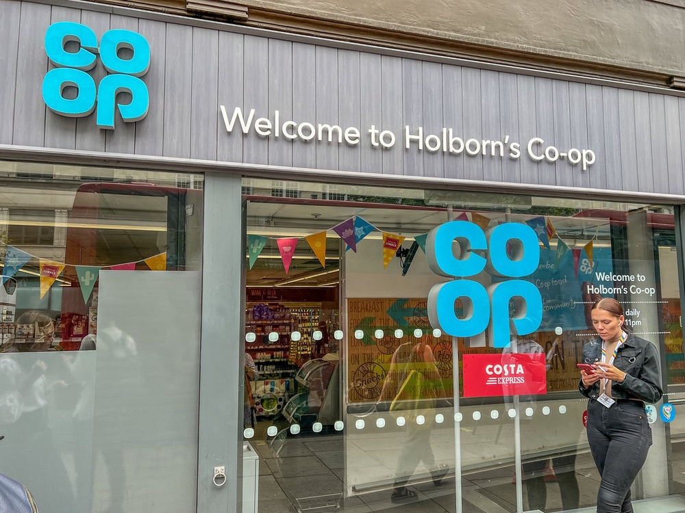 The Co-op said its latest half-year saw sales rise 2.4 per cent across the group, which runs more than 2,300 food stores and 800 funeral homes across the UK (Getty/iStock)