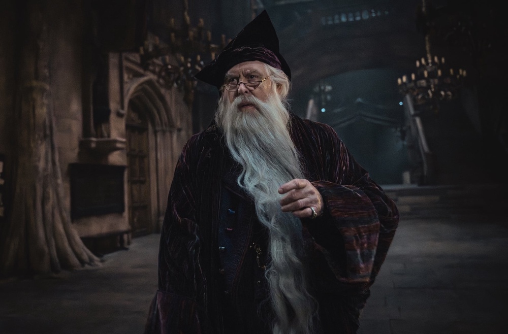 John Lithgow appears as Albus Dumbledore in the new Harry Potter series (Lara Cornell/HBO)