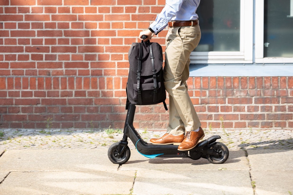 It is illegal to ride privately-owned e-scooters on public roads, cycle lanes or pavements (Getty/iStock)