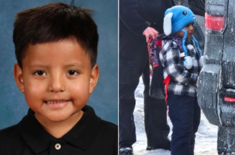 On January 20, 2026, masked ICE agents in Columbia Heights detained five-year-old Valley View Elementary pre-kindergarten student Liam Conejo Ramos and his father in their driveway as they arrived home from school (Columbia Heights Public Schools)