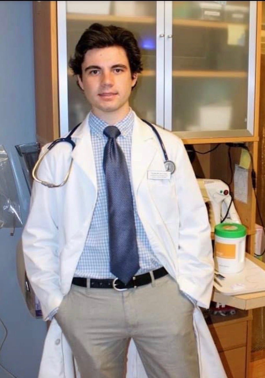 Conor Hylton, a dental student, died at Bridgeport Hospital's Milford Campus in August 2024. Now his family is suing the hospital saying a telehealth doctor oversaw his care (Faxon Law Group)