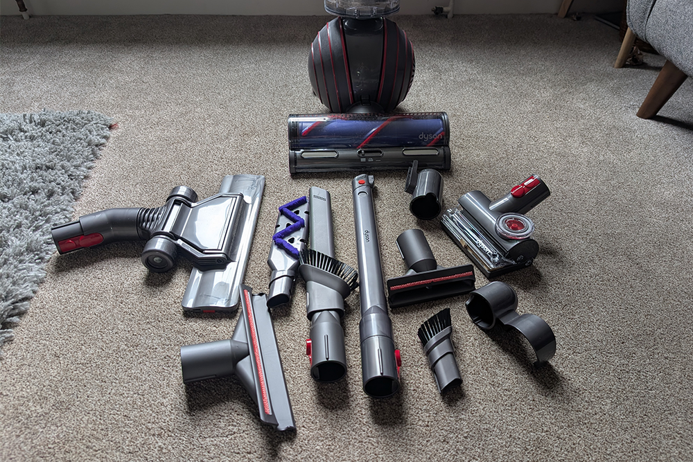 There’s a generous number of attachments included (Joanne Lewsley/The Independent)