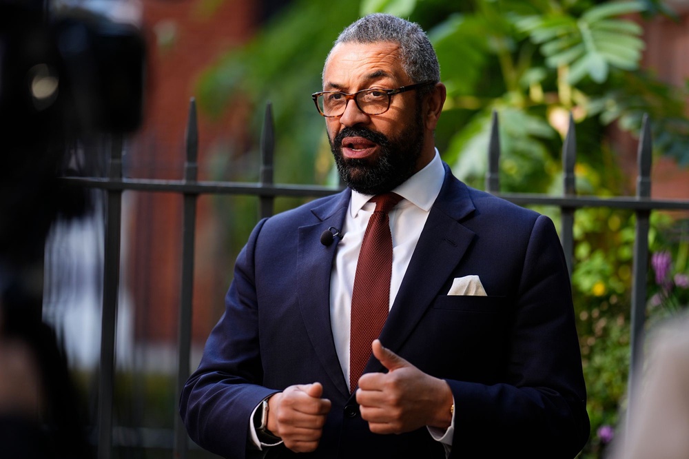 James Cleverly was foreign secretary from 2022 to 2023 (PA)