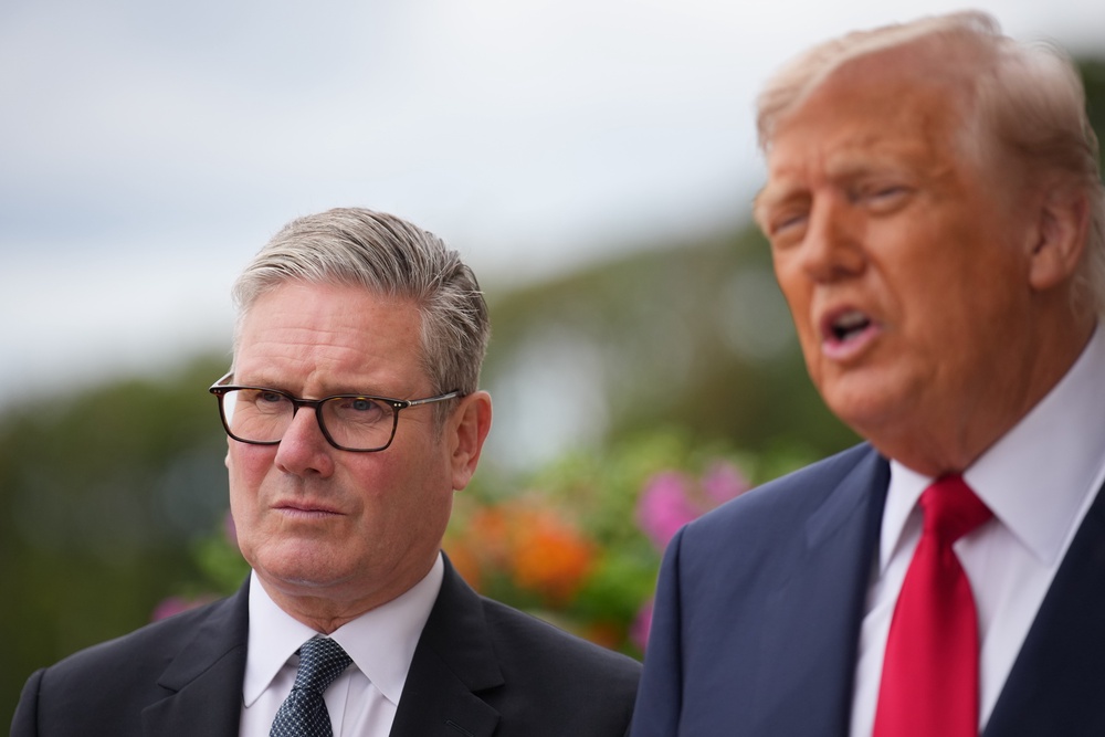 Donald Trump has repeatedly criticised Keir Starmer for not sending British ships to help clear the Strait of Hormuz (Getty)