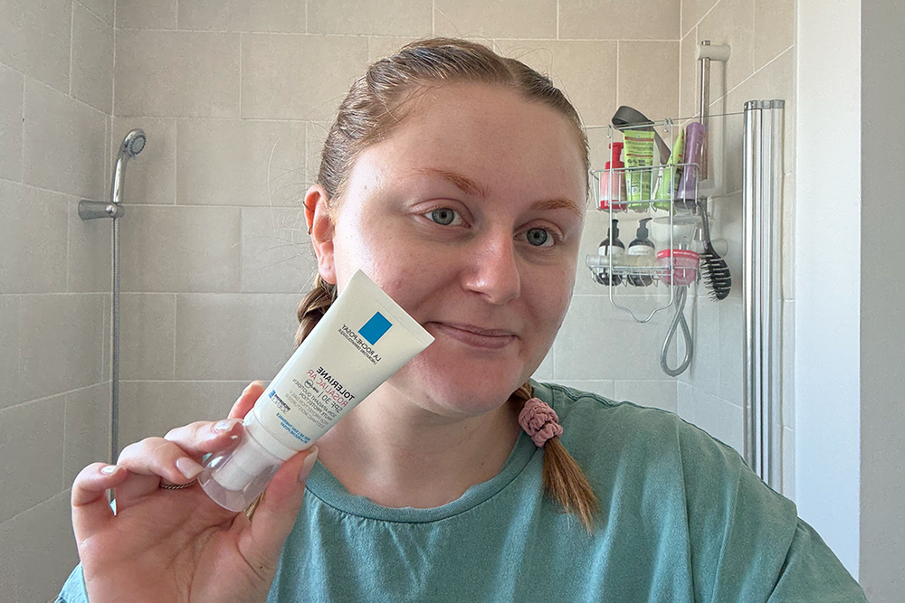 The formula had subtly blurred the more purple-y tones from my rosacea (Lucy Smith/The Independent)