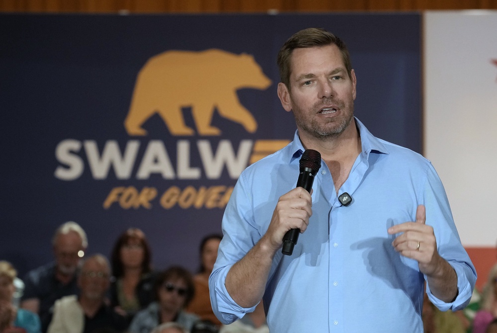 Multiple members of Congress have called on Swalwell to resign from the House of Representatives entirely (AP)