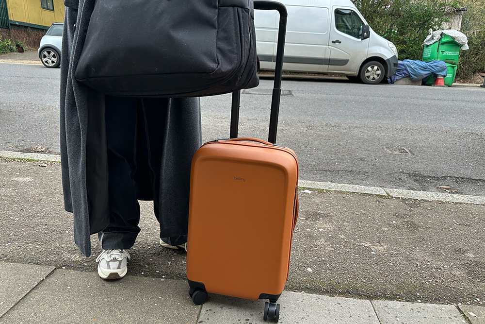 The curved hard shell is incredibly durable (Alessia Armenise/The Independent)