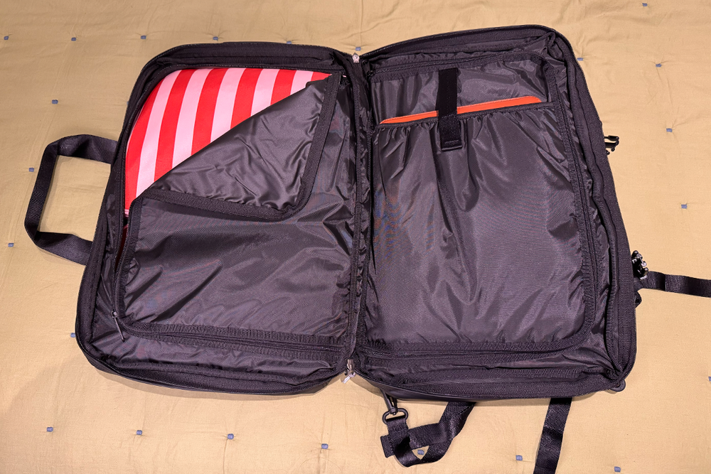 Eastpak’s backpack is ideal for hands-free travel (Alessia Armenise/The Independent)