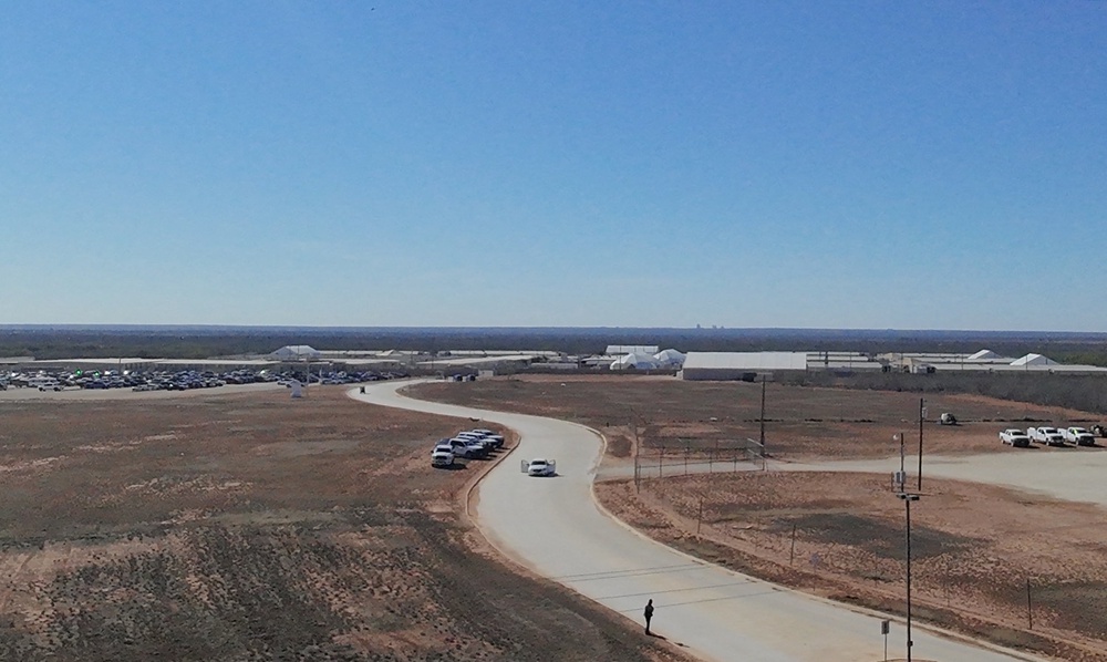Hundreds of children have been detained inside the Dilley detention facility in rural Texas over the last year, often far beyond court-mandated limits on how long children can be detained (AFP/Getty)