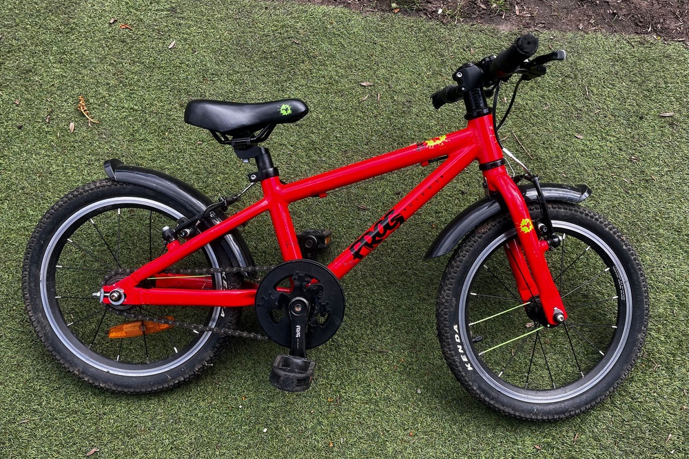 This is a good bike for uneven terrain (Kat Storr/The Independent)