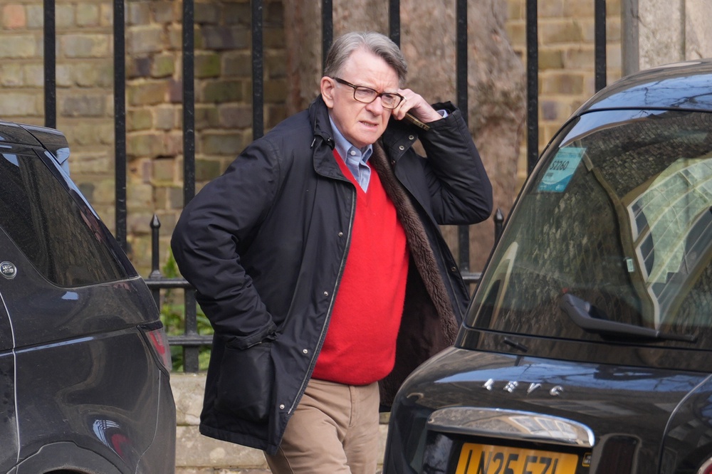 Lord Mandelson was sacked as the UK’s ambassador (PA)