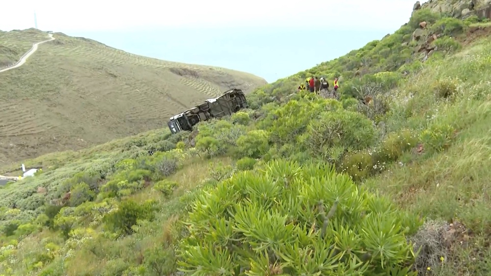 Emergency services carried out investigations at the scene (Forta)