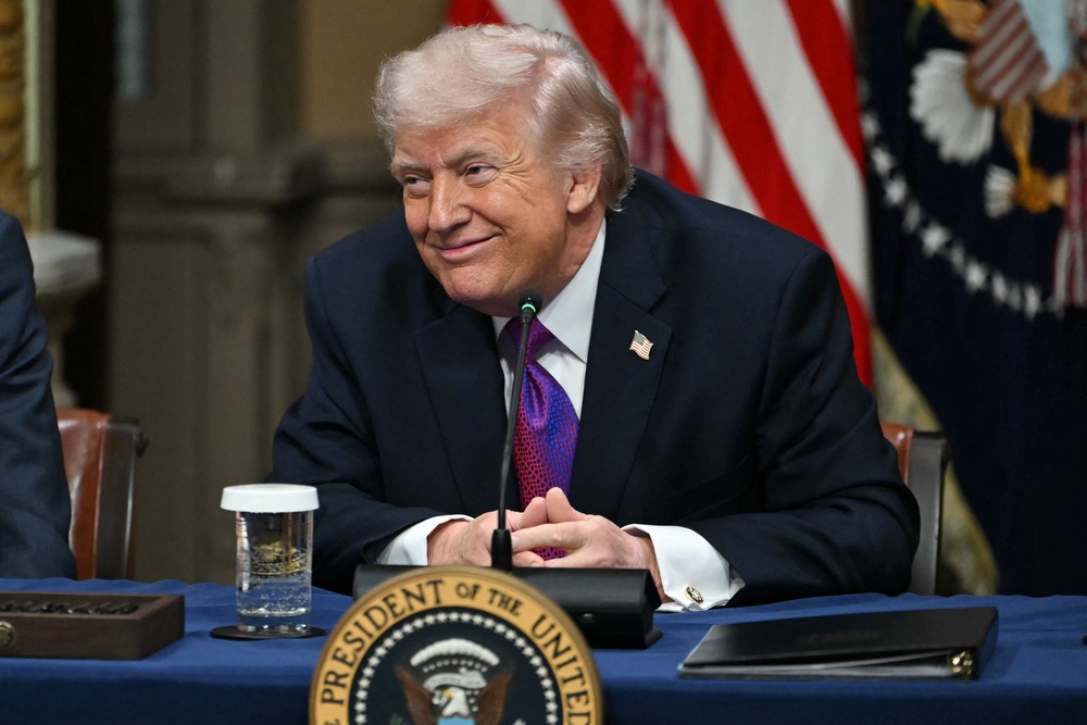 Donald Trump’s policy reflects the direction of US policy, Ms Badenoch warned (AFP via Getty Images)