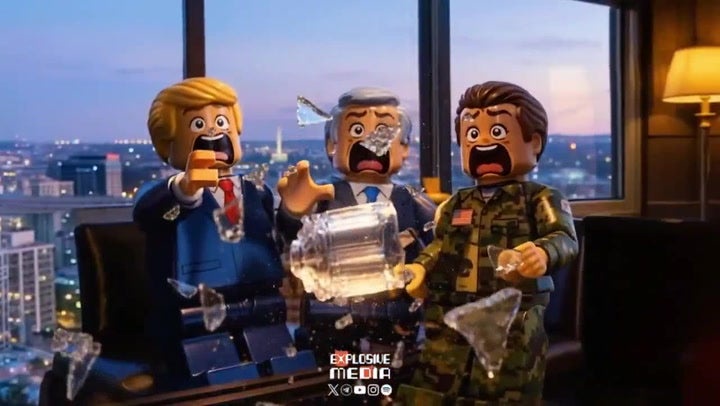 Iran has been using AI Lego-style videos to take aim at Trump (Explosive Media)