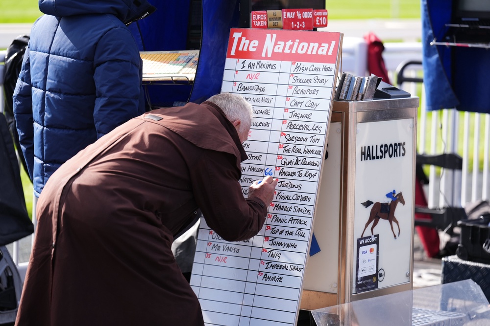 Bookies on Grand National Day at Aintree (Mike Egerton/PA) (PA Wire)