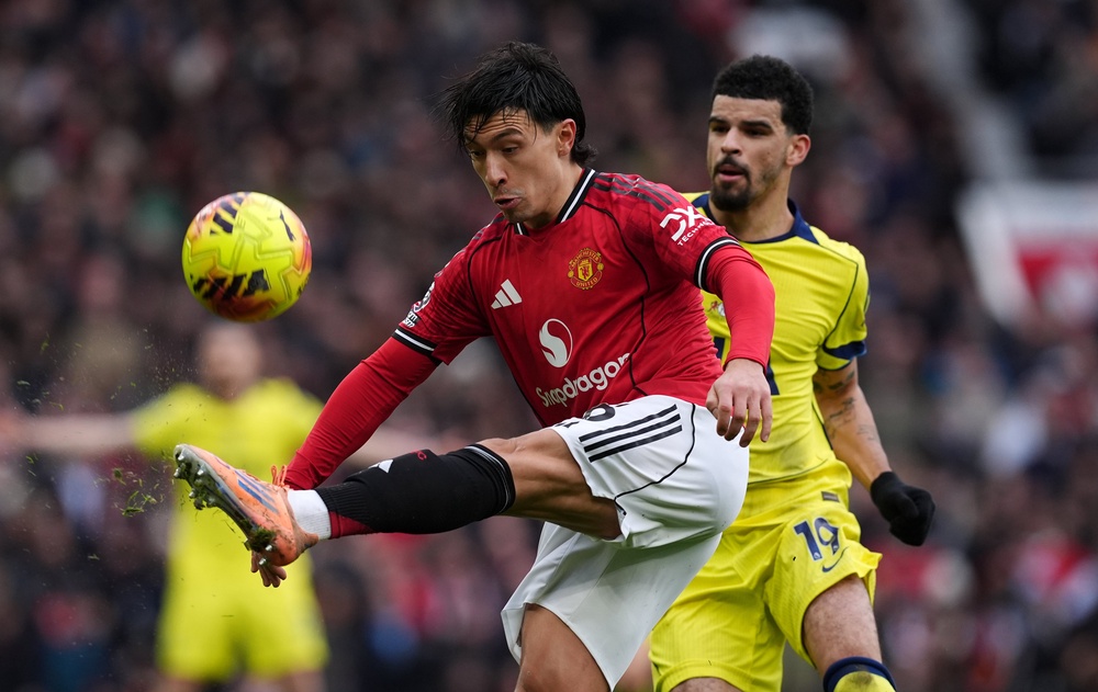 Lisandro Martinez could return after five games out. (Martin Rickett/PA) (PA Wire)
