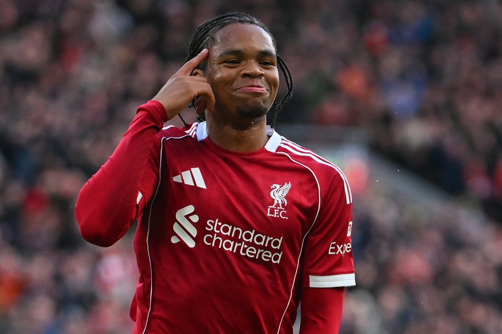 Rio Ngumoha drew praise after scoring against Fulham (AFP/Getty)