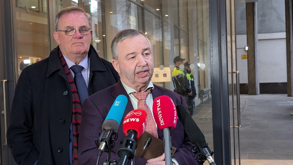 Irish Road Haulage Association president Ger Hyland (Cillian Sherlock/PA) (PA Wire)