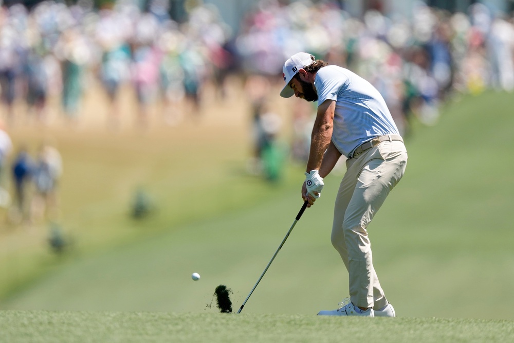 Cameron Young was making his move on day three in Augusta (Matt Slocum/AP) (AP)