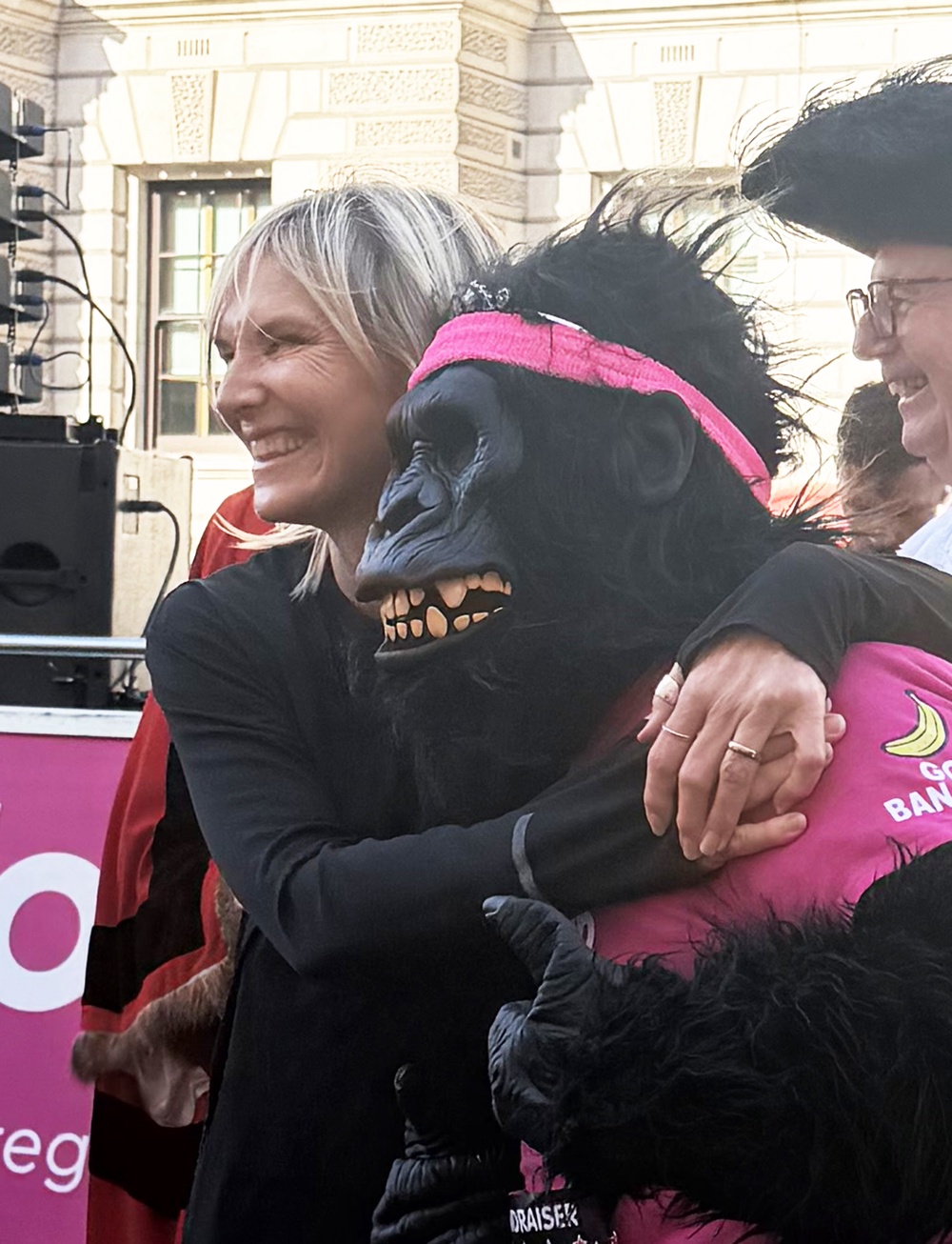Jo Whiley joined runners on the London Landmarks half-marathon on Sunday (Blaise Cloran/PA) (PA Wire)
