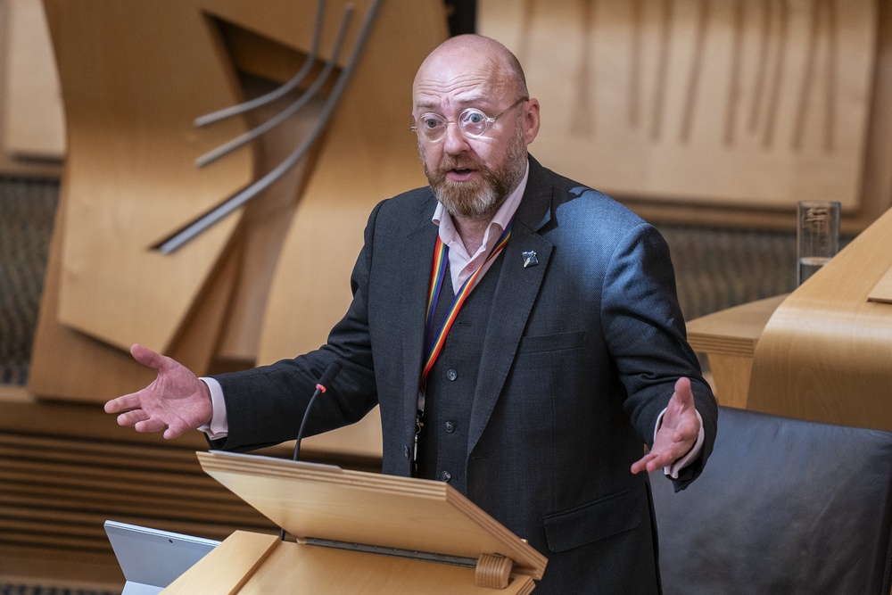 Scottish Green Party candidate Patrick Harvie said Scotland’s future was up to the people who lived there (Jane Barlow/PA) (PA Archive)