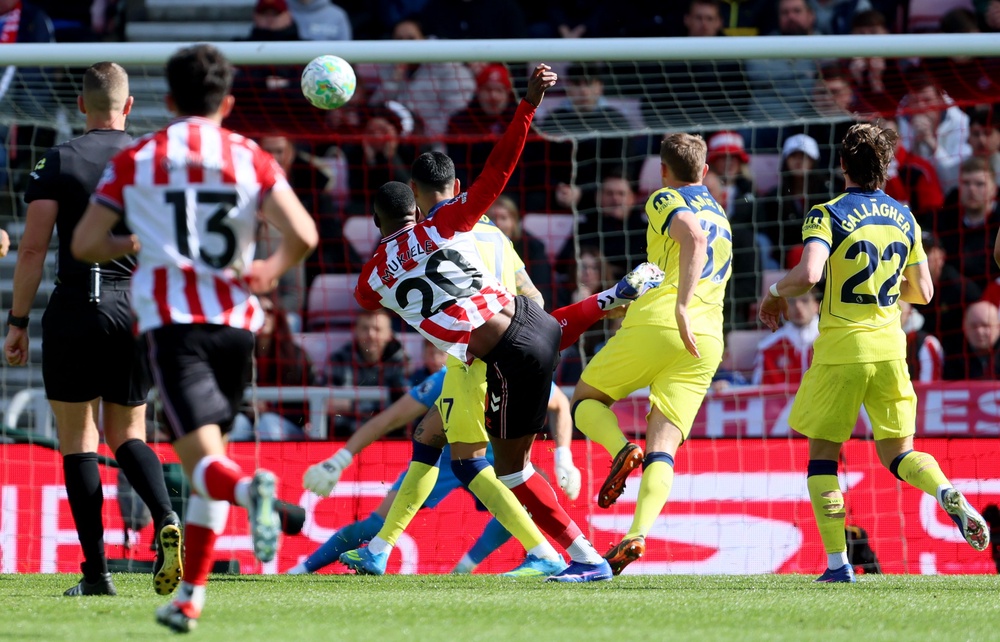 Nordi Mukiele’s deflected strike condemned Spurs to defeat (PA Wire)