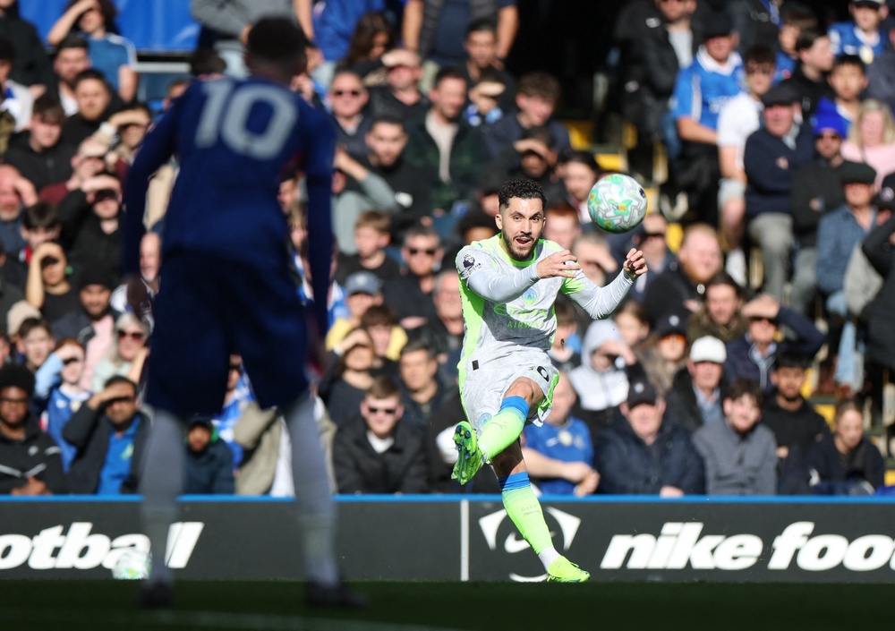 Rayan Cherki was exceptional again for City (REUTERS)