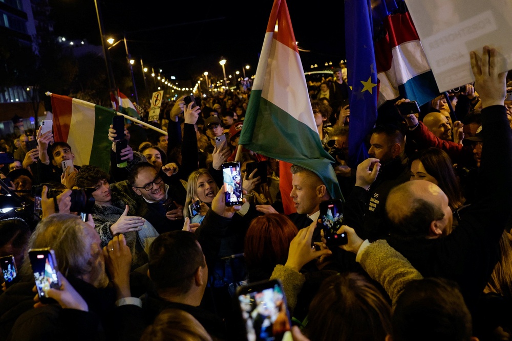 Budapest has been taken over by celebrations (REUTERS)