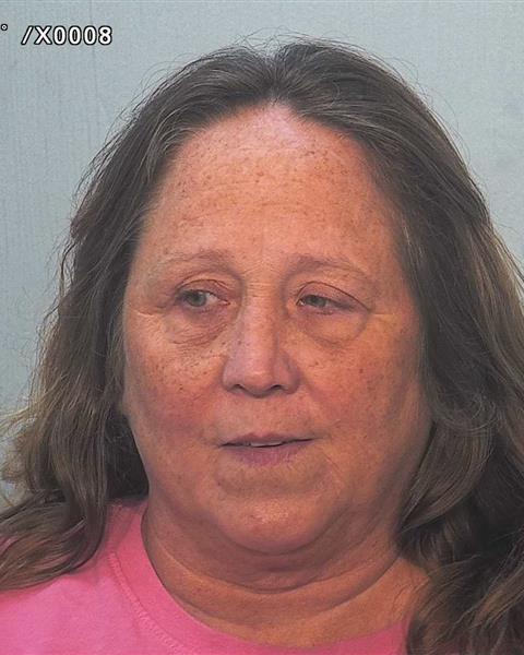 Michelle Dick (left) was arrested April 11, weeks after approaching Lindsey Buckingham (right) and throwing an unknown substance on him (Allen County Sheriffs Office)