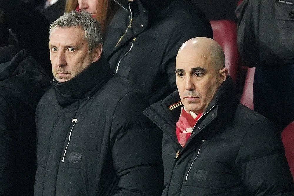 Jason Wilcox (left) and Omar Berrada (right) will be leading Manchester United’s summer recruitment (Martin Rickett/PA) (PA Wire)