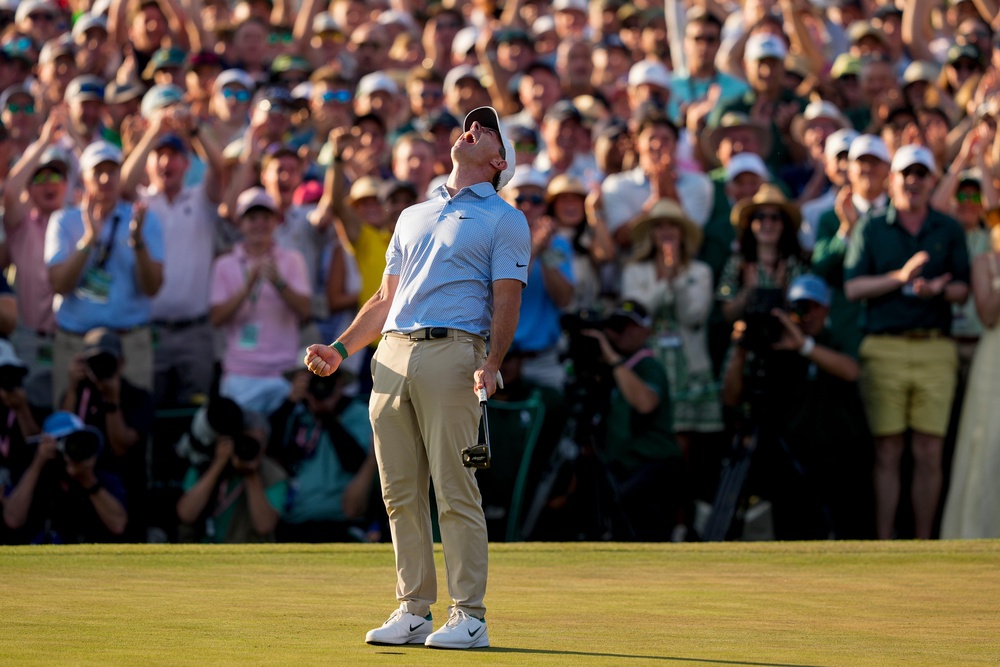 Rory McIlroy has claimed back-to-back Masters titles (AP)