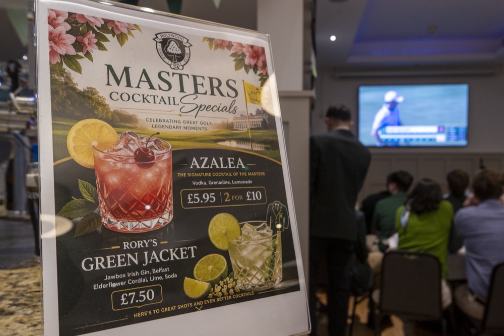 A Rory McIlroy-themed cocktail was on offer (Liam McBurney/PA) (PA Wire)