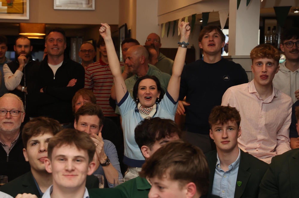 Celebrations in Holywood Golf Club (Liam McBurney/PA) (PA Wire)
