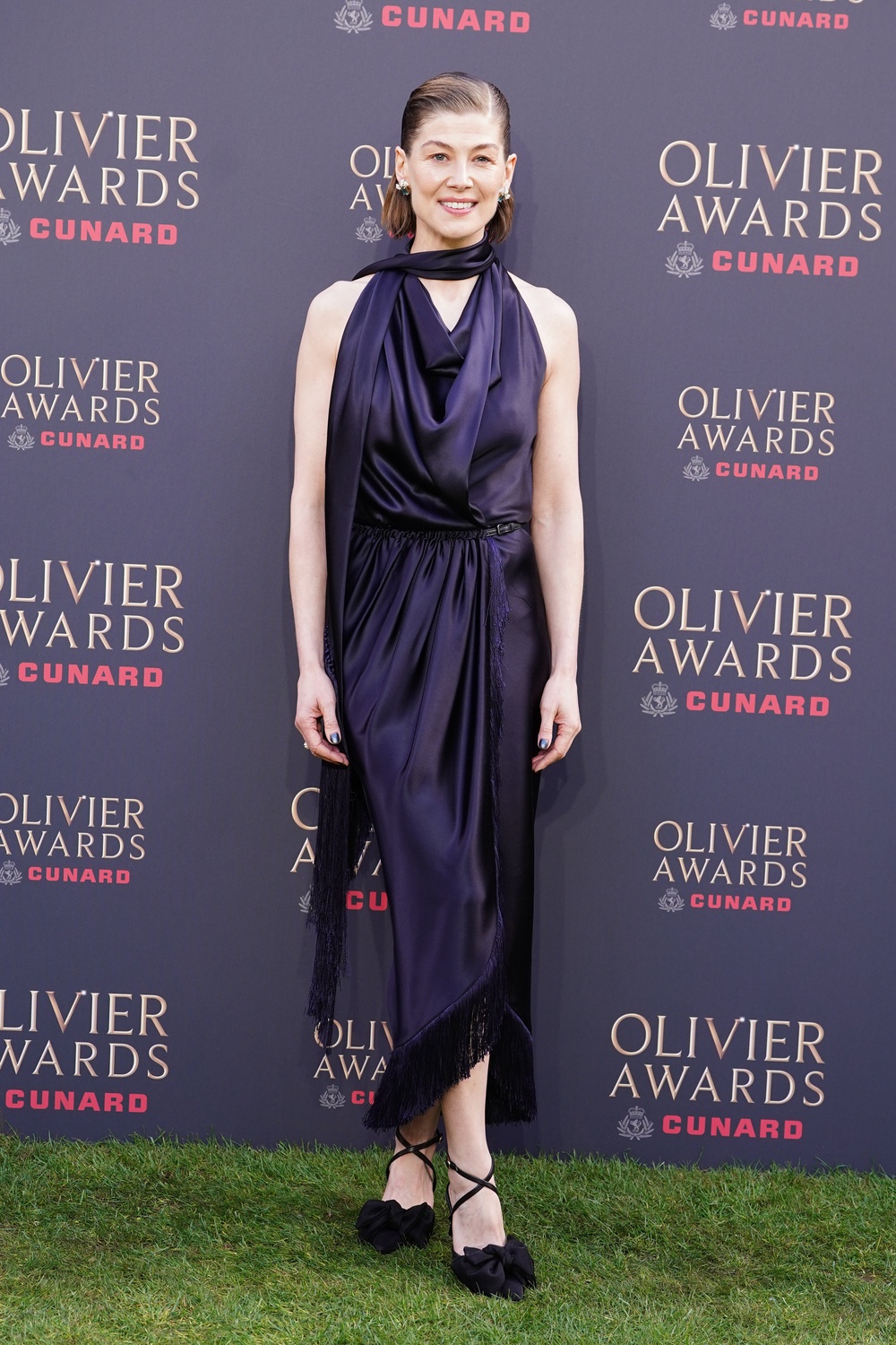Rosamund Pike in Dior (Ian West/PA)
