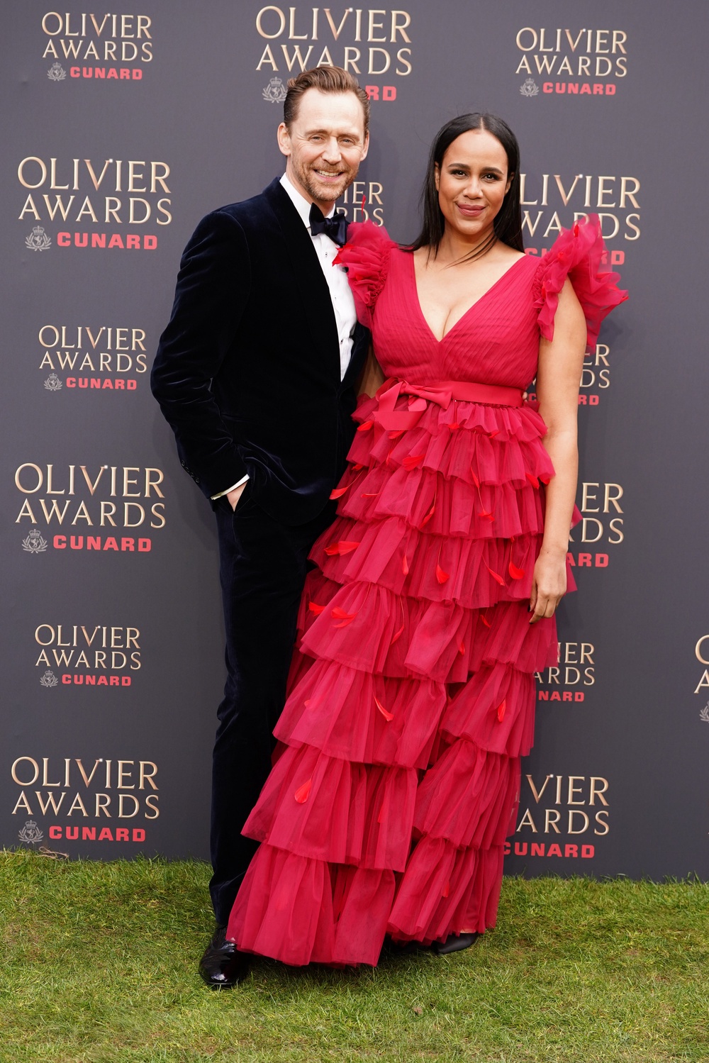Tom Hiddleston and Zawe Ashton (Ian West/PA)
