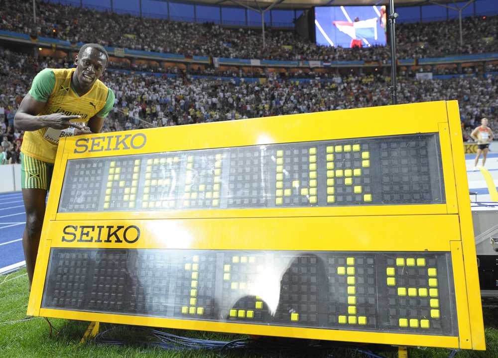 Usain Bolt set the current 200m world record in Berlin in 2009 (Getty)