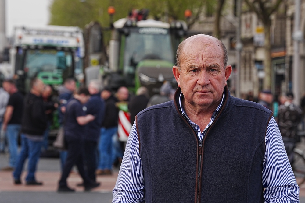 John Dallon said the protest ‘is out of my hands’ (Brian Lawless/PA) (PA Wire)