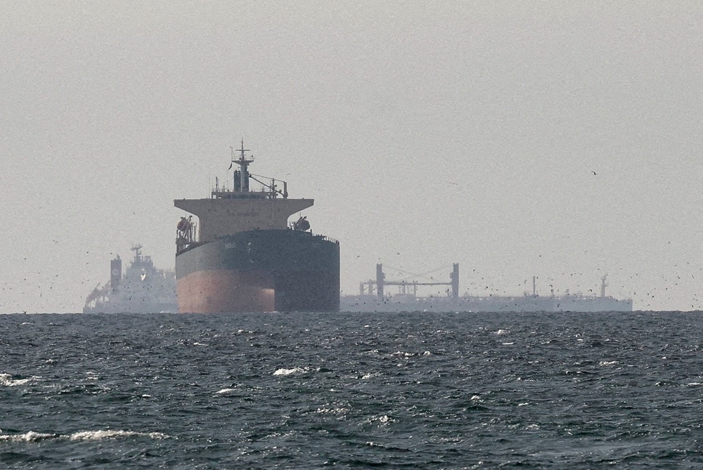 Cargo ships in the Strait of Hormuz (File picture) (Reuters)