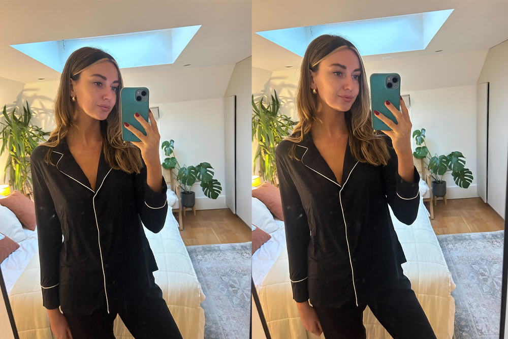 This Mango pyjama set punches above its price tag (Daisy Lester)