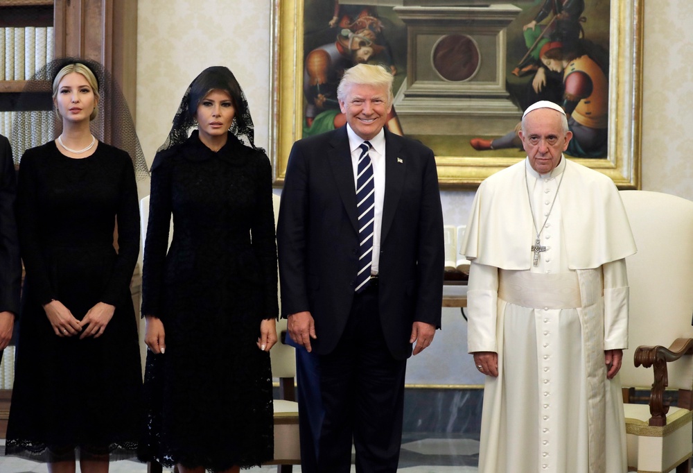 President Trump’s turbulent relationship with the Vatican extends back to Pope Francis, who urged Catholics to reject anti-immigration narratives (AFP/Getty)