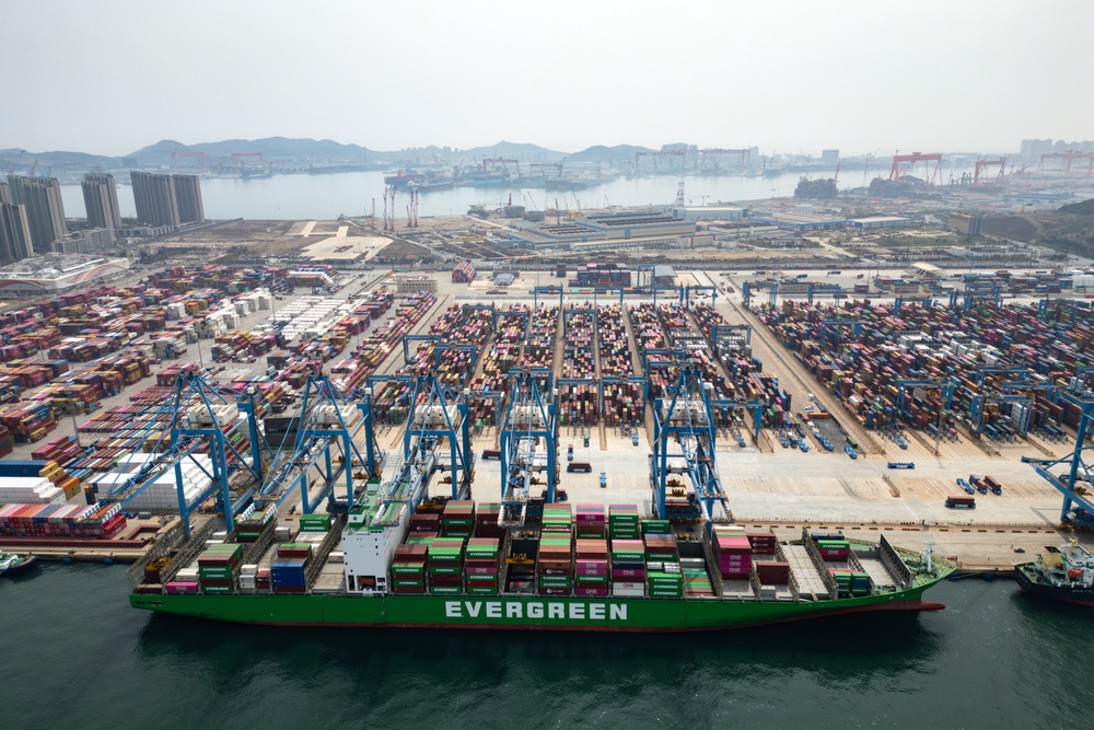 China’s ports as global trade turmoil continues (Getty)